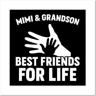 Mimi & Grandson Best Friends For Life Posters and Art